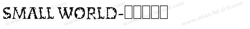 Small world字体转换